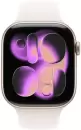 Умные часы Apple Watch Series 11 46 мм (алюминиевый корпус, розовое золото/легкие румяна, спортивный силиконовый ремешок M/L) фото 2