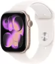Умные часы Apple Watch Series 11 46 мм (алюминиевый корпус, розовое золото/легкие румяна, спортивный силиконовый ремешок S/M) icon