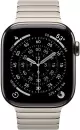 Умные часы Apple Watch Series 11 46 мм (титановый корпус, природный/природный, браслет Link из нержавеющей стали) фото 2