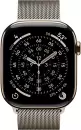 Умные часы Apple Watch Series 11 LTE 46 мм (титановый корпус, золотистый/природный, миланская петля S/M) фото 2