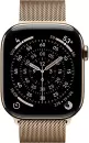 Умные часы Apple Watch Series 11 LTE 46 мм (титановый корпус, золотистый/золотистый, миланская петля S/M) фото 2