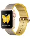 Умные часы Apple Watch Series 2 38mm Gold with Pearl Woven Nylon (MNP32) icon