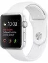 Умные часы Apple Watch Series 2 42mm Silver with White Sport Band (MNPJ2) icon