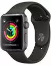 Умные часы Apple Watch Series 3 38mm Space Gray Aluminum Case with Gray Sport Band (MR352) фото