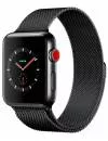 Умные часы Apple Watch Series 3 42mm Space Black Stainless Steel Case with Space Black Milanese Loop (MR1V2) фото