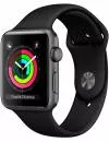 Умные часы Apple Watch Series 3 42mm Space Gray Aluminum Case with Black Sport Band (MQL12) icon