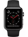 Умные часы Apple Watch Series 3 LTE 38mm Space Black Stainless Steel Case with Black Sport Band (MQJW2) фото 2
