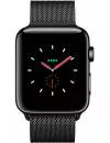 Умные часы Apple Watch Series 3 LTE 38mm Space Black Stainless Steel Case with Space Black Milanese Loop (MR1H2) фото 2