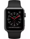 Умные часы Apple Watch Series 3 LTE 38mm Space Gray Aluminum Case with Black Sport Band (MQJP2) фото 2