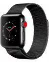 Умные часы Apple Watch Series 3 LTE 42mm Space Black Stainless Steel Case with Space Black Milanese Loop (MR1L2) icon