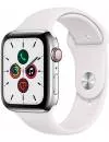 Умные часы Apple Watch Series 5 LTE 40mm Stainless Steel Silver (MWX42) icon