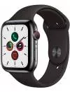 Умные часы Apple Watch Series 5 LTE 44mm Stainless Steel Space Black (MWWK2) icon