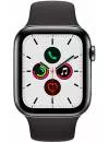 Умные часы Apple Watch Series 5 LTE 44mm Stainless Steel Space Black (MWWK2) фото 2