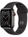 Умные часы Apple Watch Series 6 LTE 40mm Stainless Steel Graphite (M06X3) icon