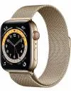 Умные часы Apple Watch Series 6 LTE 44mm Stainless Steel Gold (M09G3) icon