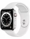 Умные часы Apple Watch Series 6 LTE 44mm Stainless Steel Silver (M09D3) icon