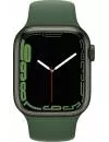 Смарт-часы Apple Watch Series 7 41 мм (зеленый/зеленый клевер спортивный) фото 2