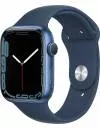Умные часы Apple Watch Series 7 45 мм (синий/синий омут спортивный) фото