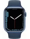 Умные часы Apple Watch Series 7 45 мм (синий/синий омут спортивный) фото 2
