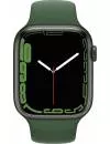 Умные часы Apple Watch Series 7 45 мм (зеленый/зеленый клевер спортивный) фото 2