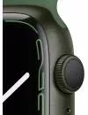 Умные часы Apple Watch Series 7 45 мм (зеленый/зеленый клевер спортивный) фото 3