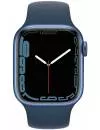 Умные часы Apple Watch Series 7 LTE 41 мм (алюминий синий/синий омут спортивный) фото 2