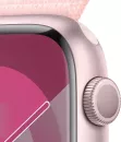 Умные часы Apple Watch Series 9 41 мм (алюминиевый корпус, розовый/розовый, нейлоновый ремешок) фото 3