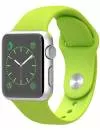 Умные часы Apple Watch Sport 38mm Silver with Green Sport Band (MJ2U2) icon