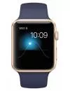 Умные часы Apple Watch Sport 42mm Gold with Midnight Blue Sport Band (MLC72) фото 4