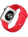 Умные часы Apple Watch Sport 42mm Silver with Red Sport Band (MLLE2) фото 3