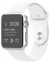 Умные часы Apple Watch Sport 42mm Silver with White Sport Band (MJ3N2) icon