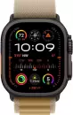 Умные часы Apple Watch Ultra 2 LTE 49 мм (титановый корпус, черный/бежевый, ремешок из полиэстера L) icon 2