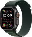 Умные часы Apple Watch Ultra 2 LTE 49 мм (титановый корпус, черный/темно-зеленый, ремешок из полиэстера L) icon