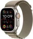 Умные часы Apple Watch Ultra 2 LTE 49 мм (титановый корпус, титановый/оливковый, текстильный ремешок размера L) icon