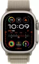 Умные часы Apple Watch Ultra 2 LTE 49 мм (титановый корпус, титановый/оливковый, текстильный ремешок размера L) фото 2