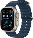 Умные часы Apple Watch Ultra 2 LTE 49 мм (титановый корпус, титановый/синий, ремешок из эластомера) icon