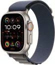 Умные часы Apple Watch Ultra 2 LTE 49 мм (титановый корпус, титановый/синий, текстильный ремешок размера M) icon