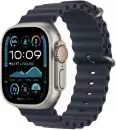 Умные часы Apple Watch Ultra 2 LTE 49 мм (титановый корпус, титановый/темно-синий, ремешок из эластомера) icon