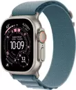 Умные часы Apple Watch Ultra 3 LTE 49 мм (титановый корпус, природный/голубой, текстильный ремешок размера L) icon