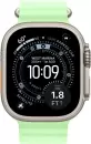 Умные часы Apple Watch Ultra 3 LTE 49 мм (титановый корпус, природный/салатовый, ремешок из эластомера) фото 2
