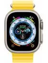 Умные часы Apple Watch Ultra LTE 49 мм (титановый корпус, титановый/желтый, ремешок из эластомера) фото 2