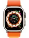 Умные часы Apple Watch Ultra LTE 49 мм (титановый корпус, титановый/оранжевый, текстильный ремешок размера S) icon 2
