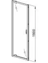 Душевая дверь Aquaform SALGADO Pivot Door 90 (103-06088) icon 4