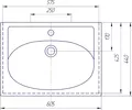 Умывальник Aquanet Калипсо 60 icon 2