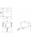 Кухонная мойка Aquasanita Arca SQA 101 Бежевый icon 2