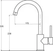 Смеситель Aquasanita Sabia 5523 (бронзовый) icon 2