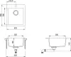 Кухонная мойка Aquasanita Simplex SQS100 (silica 111)  icon 2