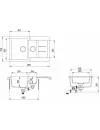 Кухонная мойка Aquasanita Tesa SQT 151 Серый icon 2