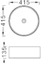 Умывальник Aquatek AQ5558-MW icon 5