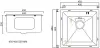 Кухонная мойка Arfeka Eco AR 450*450 Black PVD Nano Decor icon 3